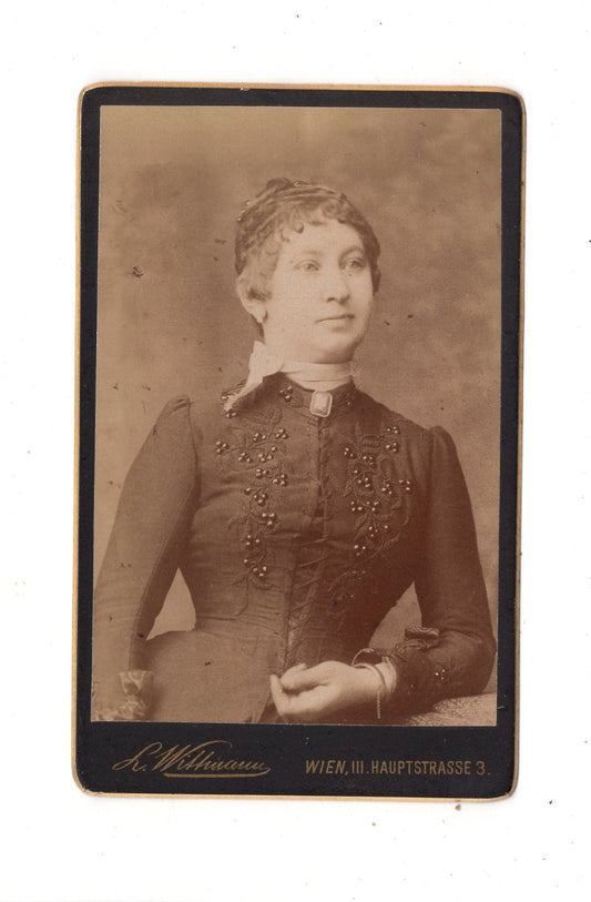 Fotografie Feine Dame - Wien 1880er
