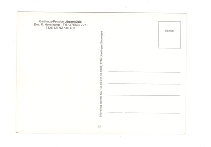 Ansichtskarte Gasthaus Pension Jägerstüble / Lenzkirch / Hochschwarzwald / G1-70