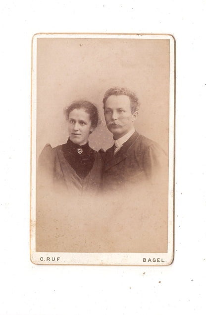 Fotografie Feines Paar - Basel 1891