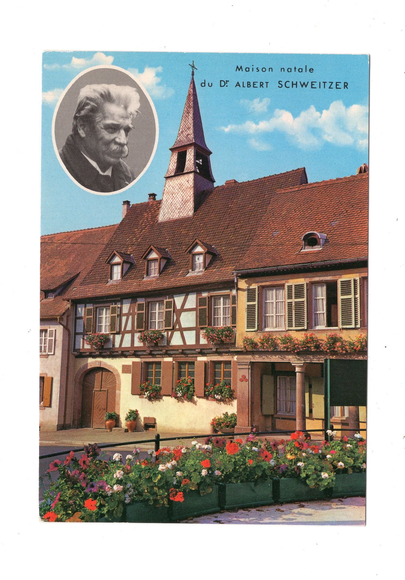 Ansichtskarte Kaysersberg / Maison natale du Dr. Albert Schweitzer / Frankreich