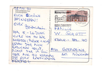 Ansichtskarte Die Schlossberghöhlen in Homburg / Saar