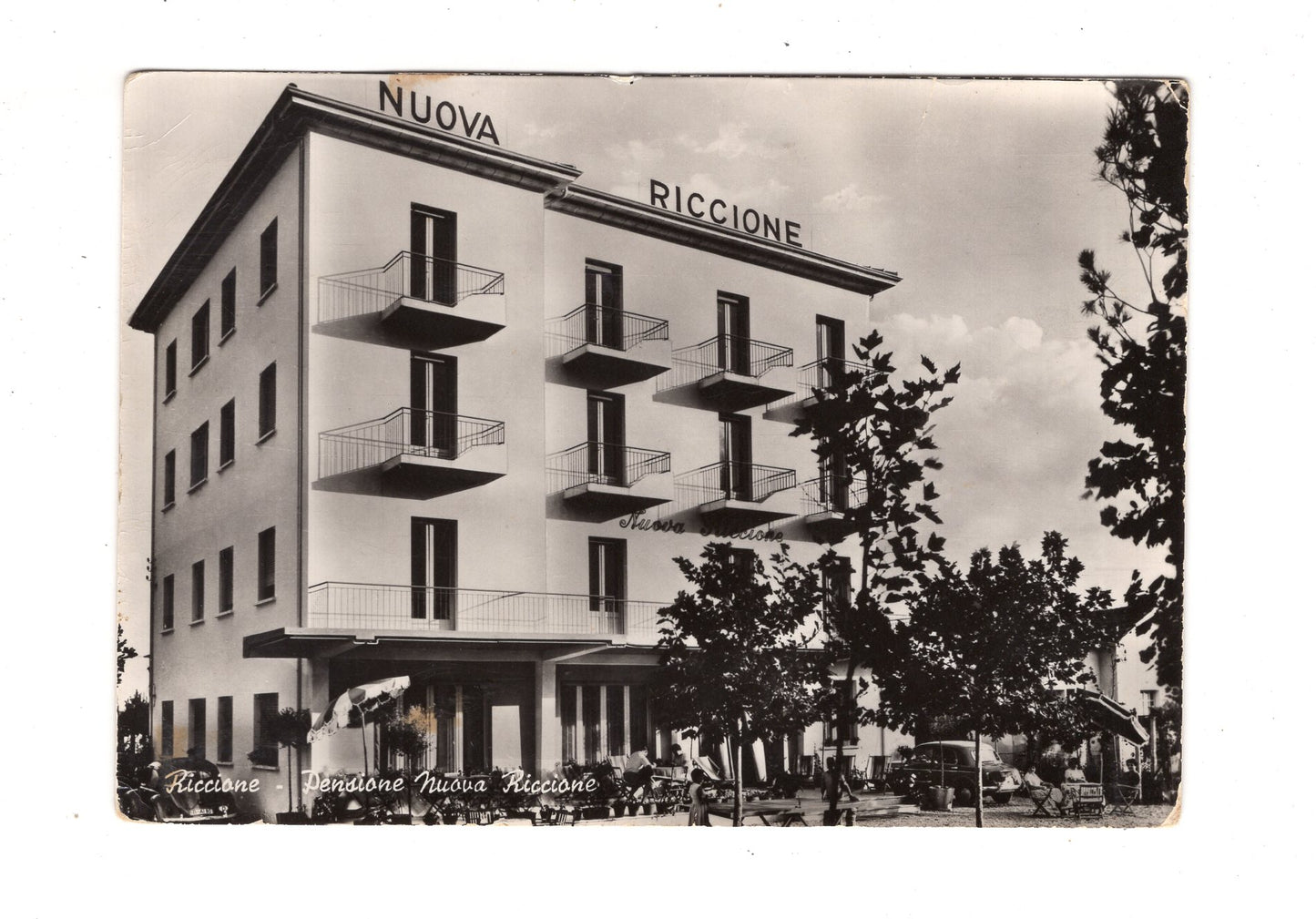 Ansichtskarte Riccione / Pensione Nuova Riccione / Italien / N1-60