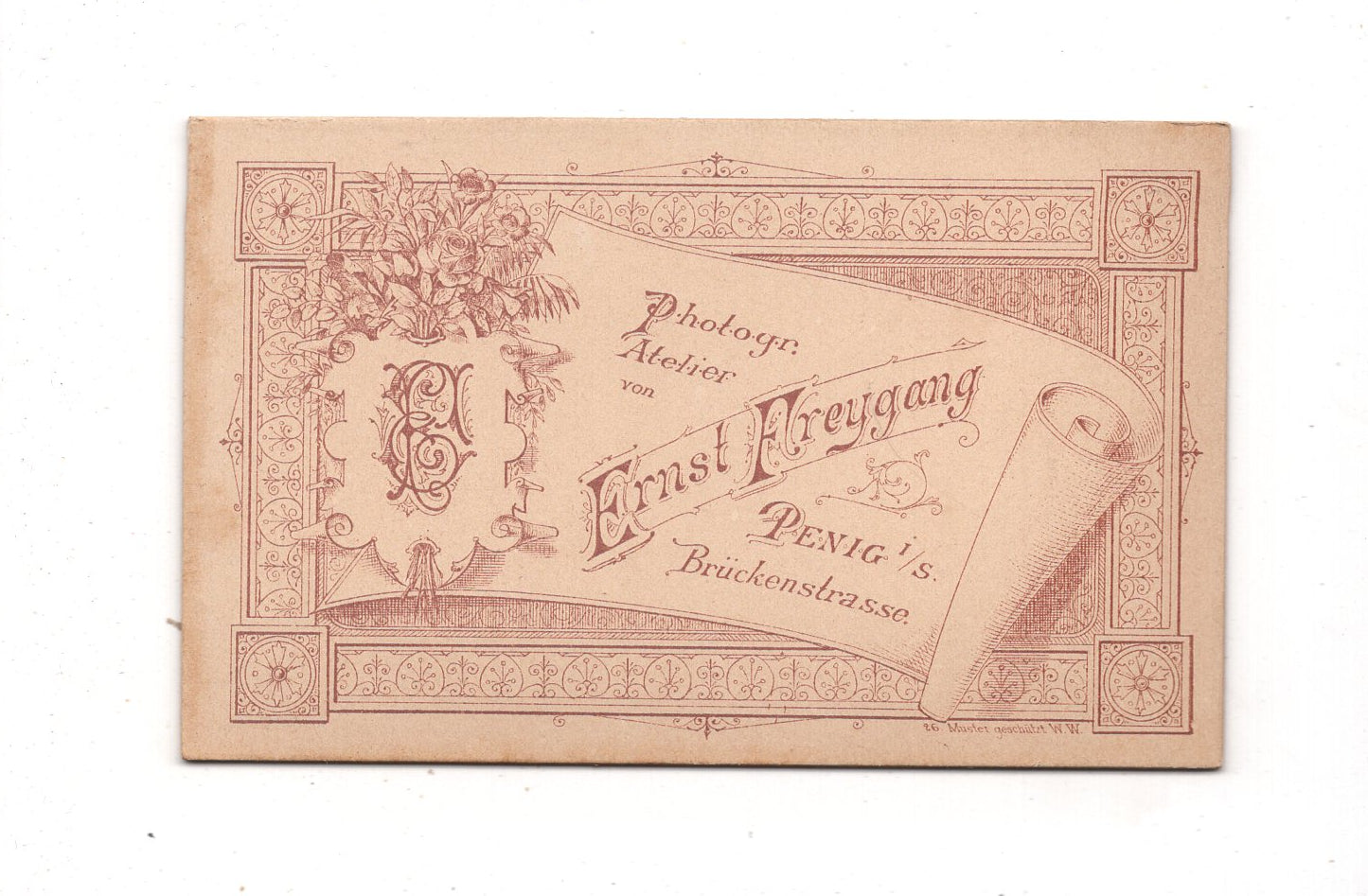 Fotografie Feiner Junge - Penig 1880er / CDV N1-04
