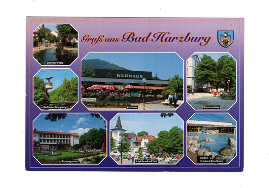 Ansichtskarte Bad Harzburg / Rosengarten / Kurhaus +++