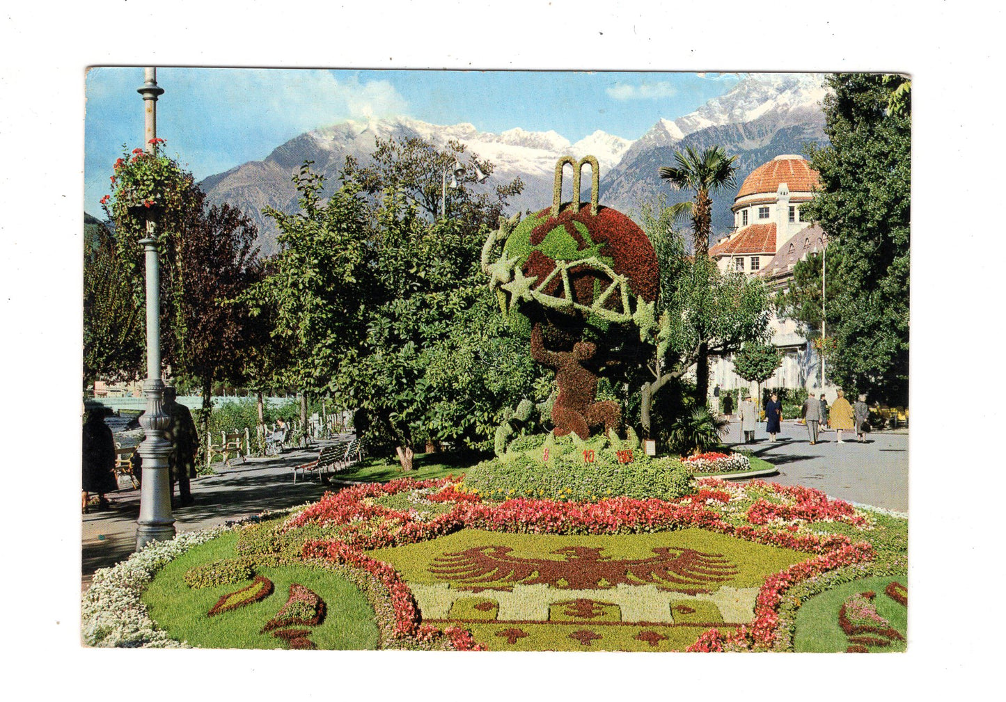 Ansichtskarte Meran / Kurpromenade mit Kurhaus / Italien
