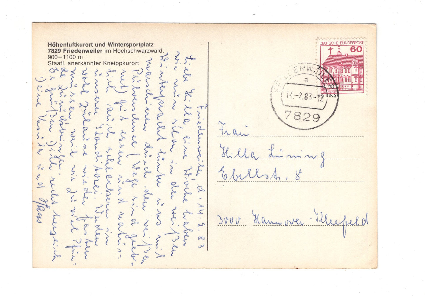 Ansichtskarte Friedenweiler im Hochschwarzwald / G1-70