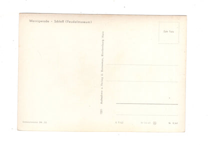 Ansichtskarte Wernigerode / Harz / Schloss / K1-54