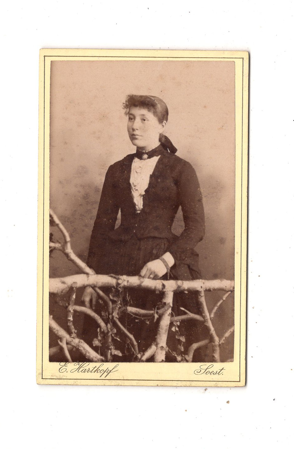 Fotografie Feine Dame - Soest 1880er