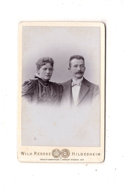 Fotografie Feines Paar - Hildesheim 1890er