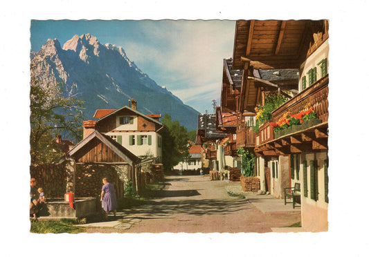 Ansichtskarte Frühlingstraße in Garmisch-Partenkirchen / G1-54