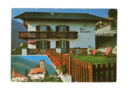 Ansichtskarte Haus Mairhofer / Schenna bei Meran / Italien