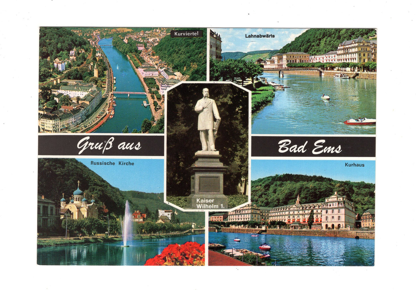 Ansichtskarte Bad Ems / Kurhaus / Russische Kirche +++