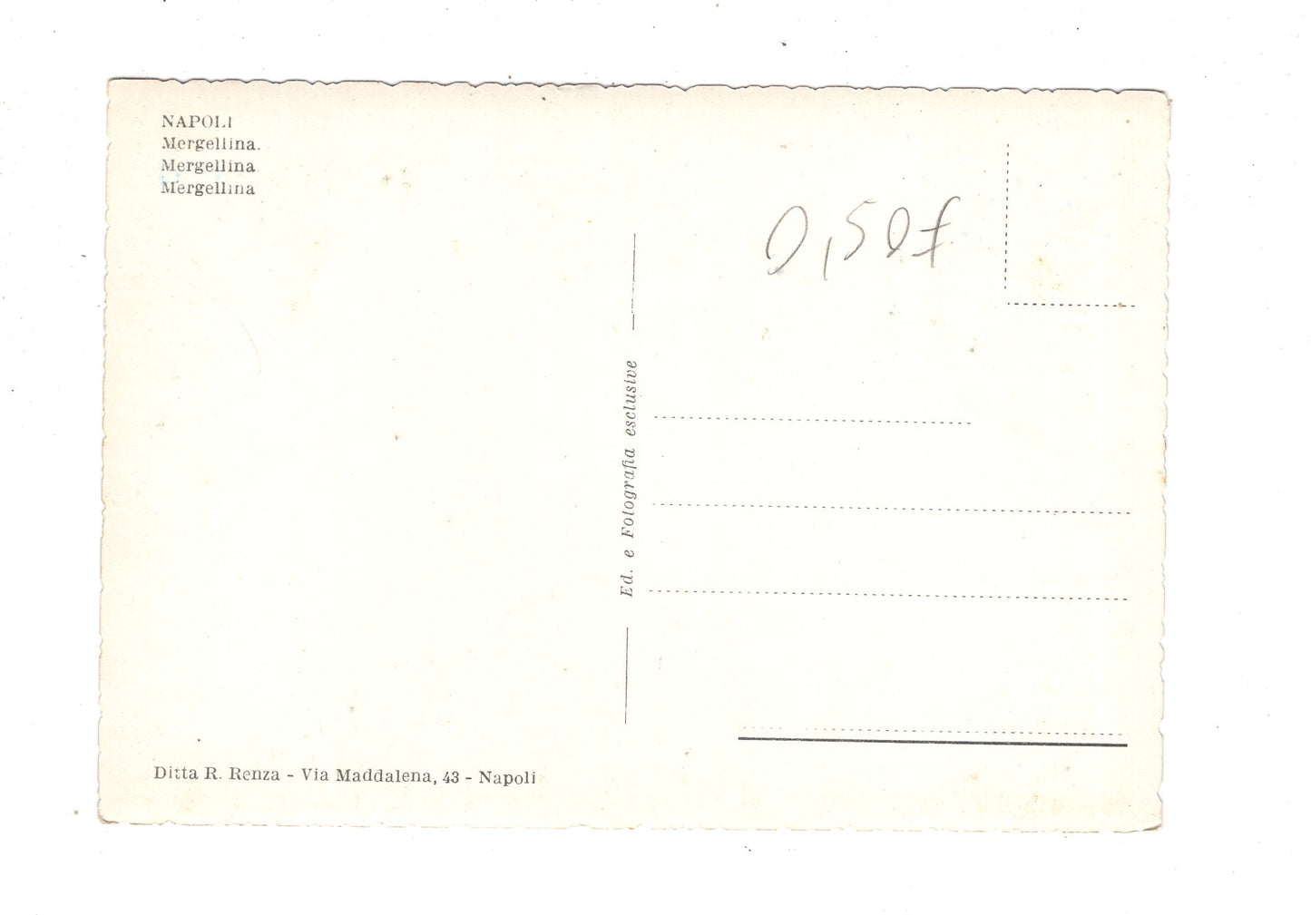 Ansichtskarte Neapel Napoli / Mergellina / Italien / N1-60