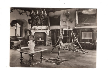 Ansichtskarte Wernigerode / Harz / Schloss - Jagdhalle / K1-54