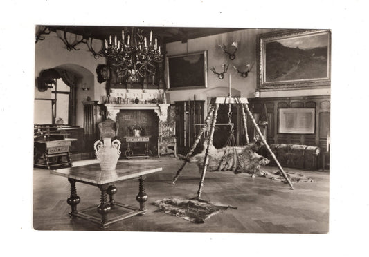 Ansichtskarte Wernigerode / Harz / Schloss - Jagdhalle / K1-54