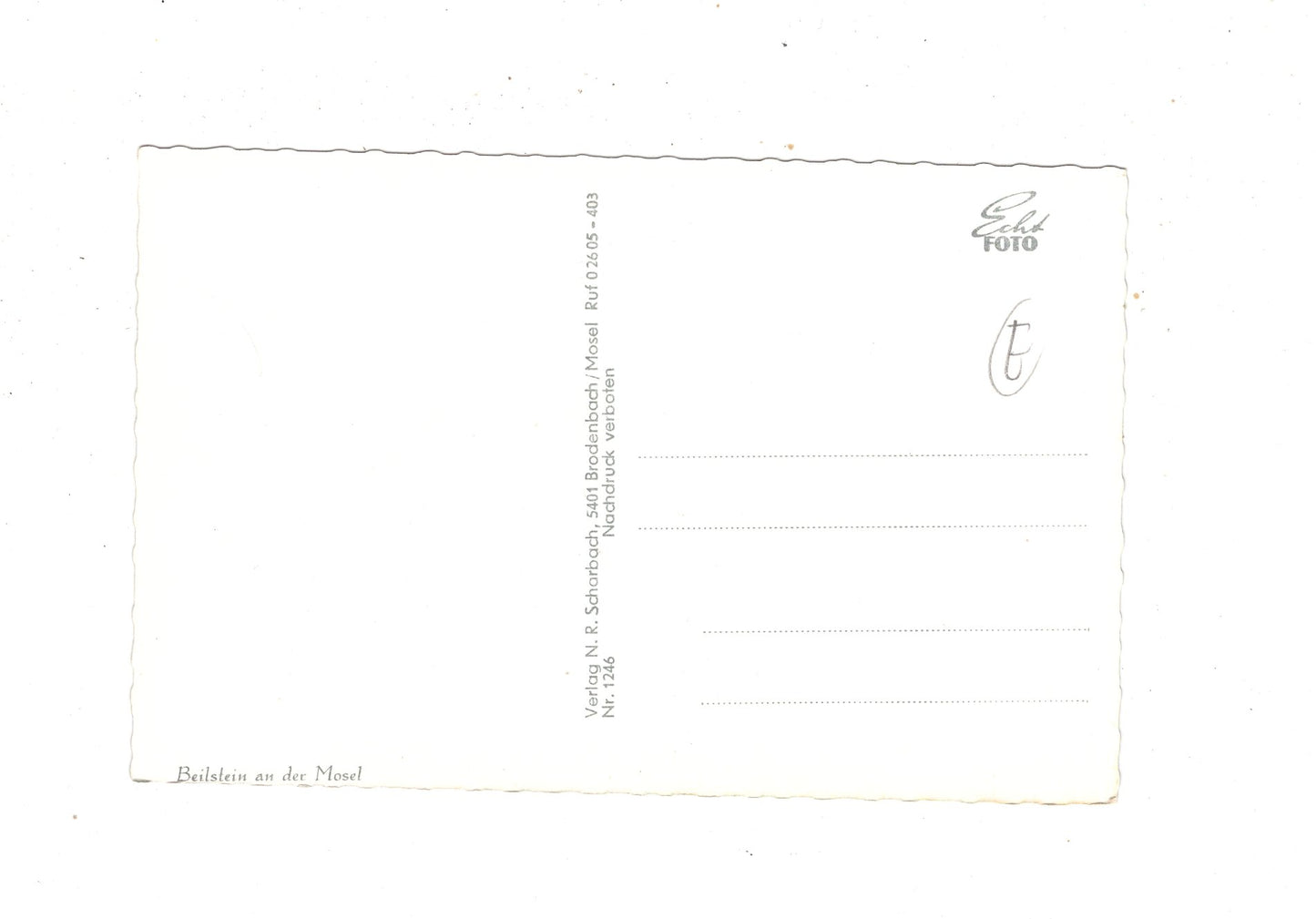 Ansichtskarte Beilstein an der Mosel / M1-59