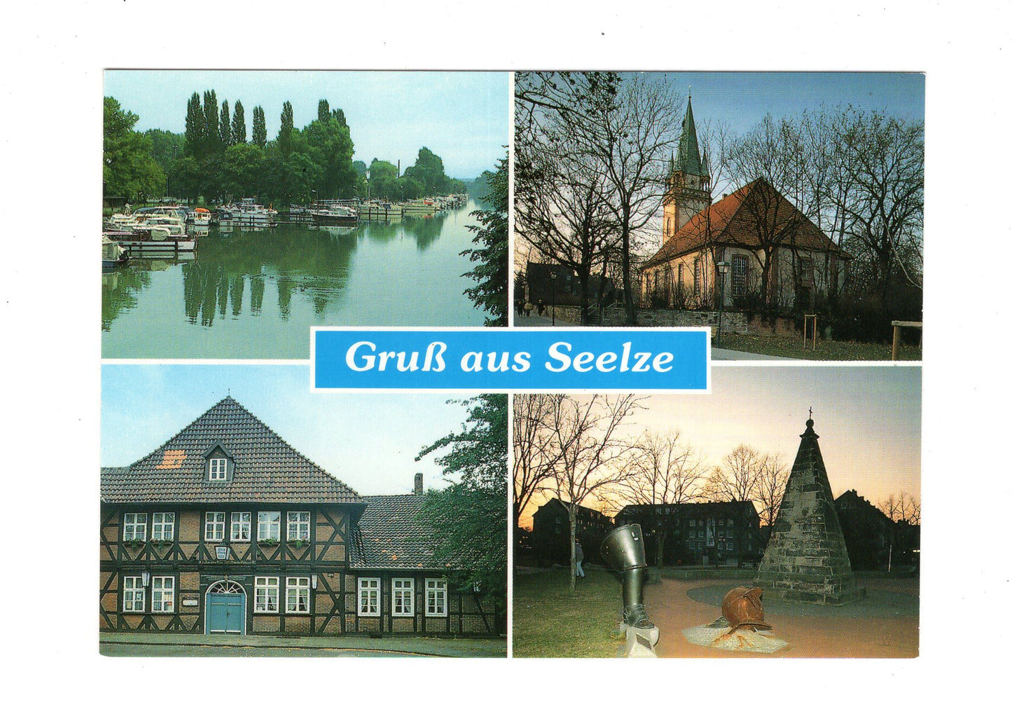 Ansichtskarte Seelze / Yachthafen / Alter Krug +++