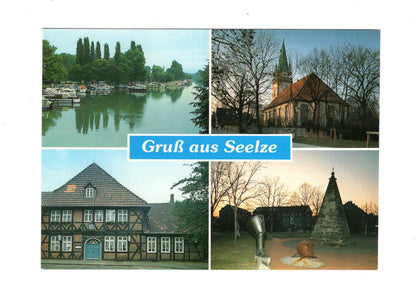 Ansichtskarte Seelze / Yachthafen / Alter Krug +++