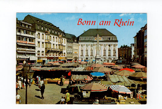 Ansichtskarte Bonn am Rhein / Marktplatz