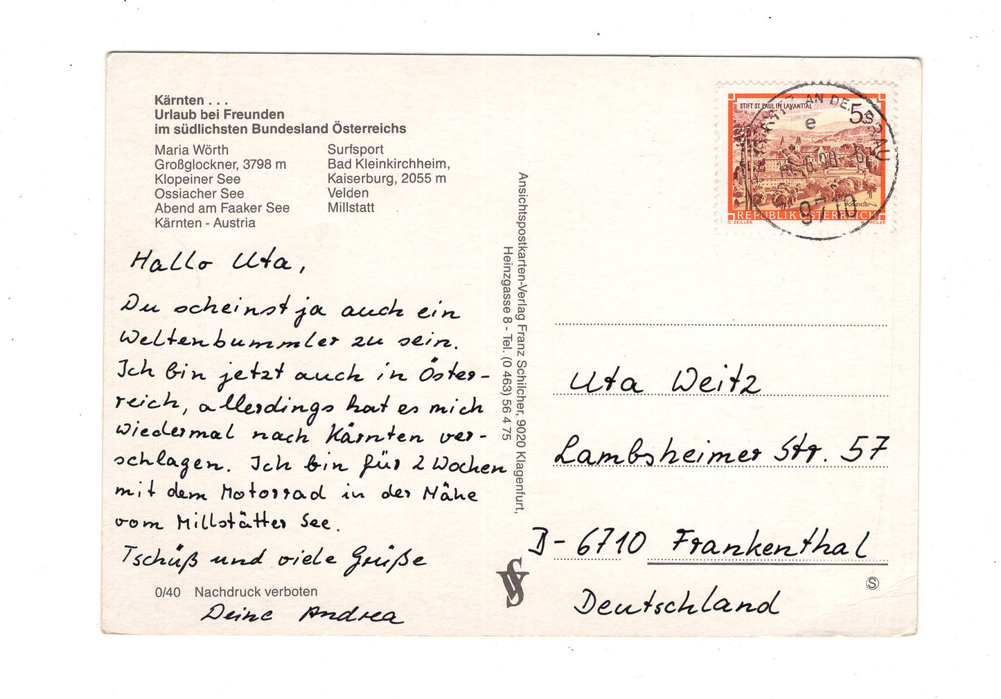 Ansichtskarte Kärnten / Österreich