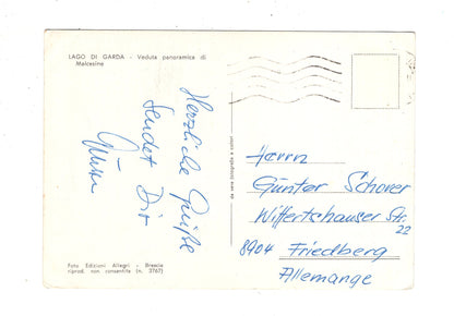 Ansichtskarte Lago di Garda / Malcesine / Italien