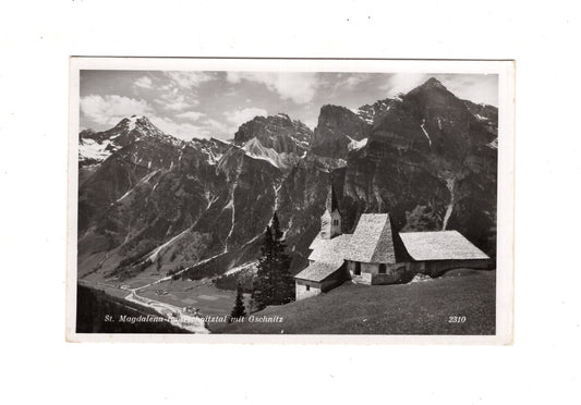 Ansichtskarte St. Magdalena mit Gschnitz / Österreich