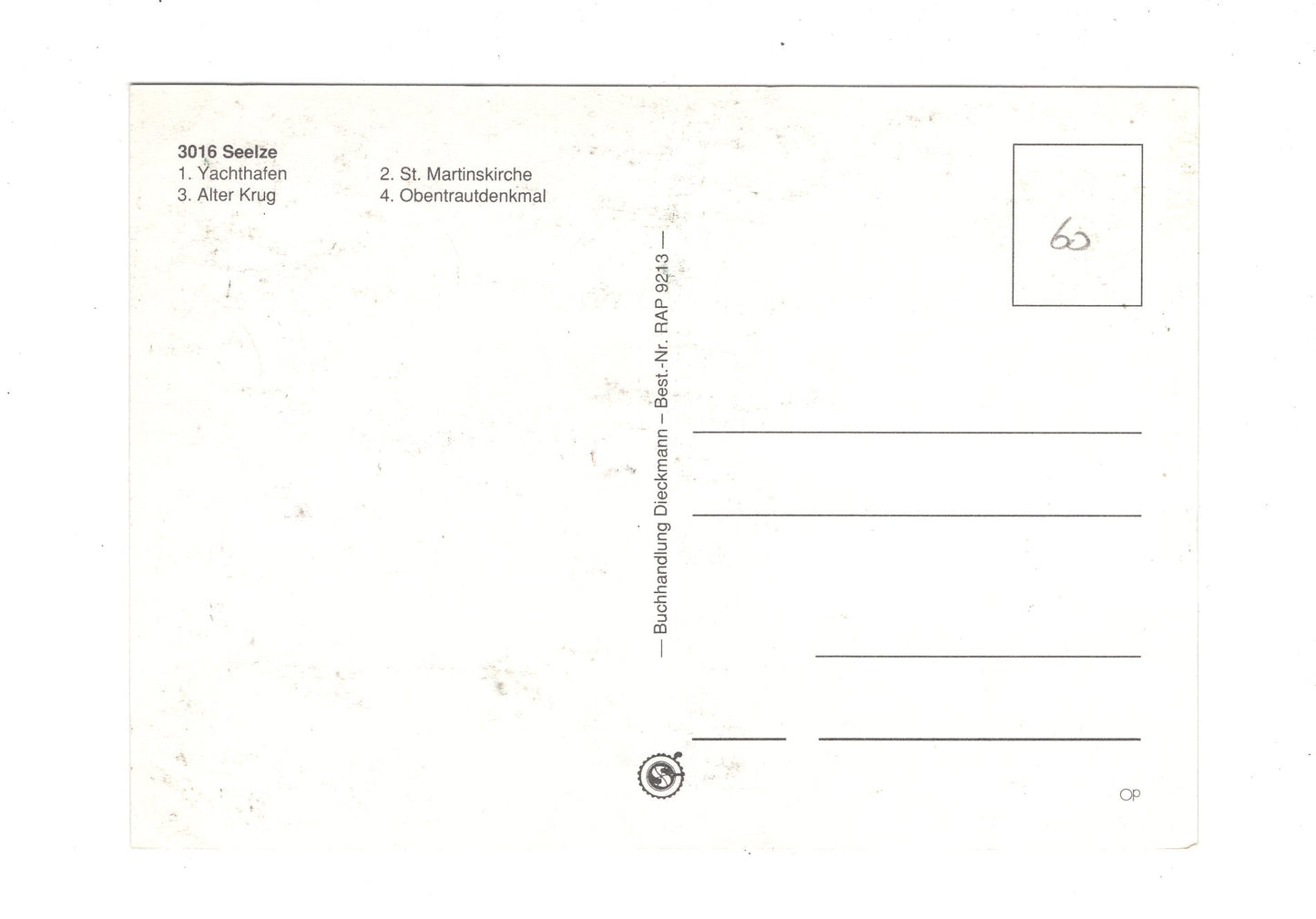 Ansichtskarte Seelze / Yachthafen / Alter Krug +++