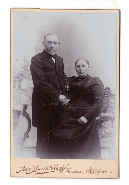 Fotografie Feines Paar - Elberfeld um 1900 / CAB X-29