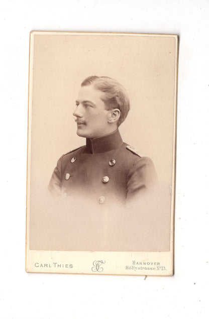 Fotografie Soldat - Hannover 1890er / CDV M1-01