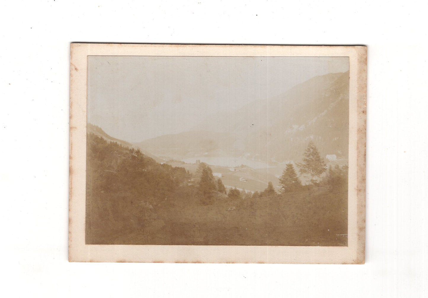 Fotografie Historische Ansicht einer Landschaft