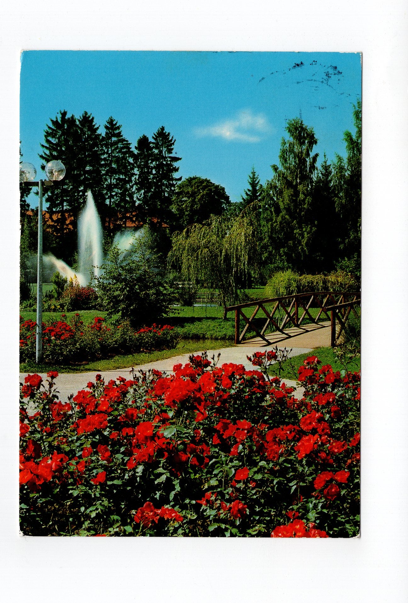 Ansichtskarte Bad Wörishofen / im Kurpark