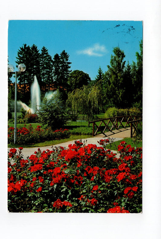 Ansichtskarte Bad Wörishofen / im Kurpark