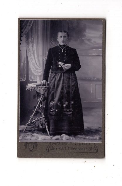 Fotografie Feine Dame - Bayreuth 1900er