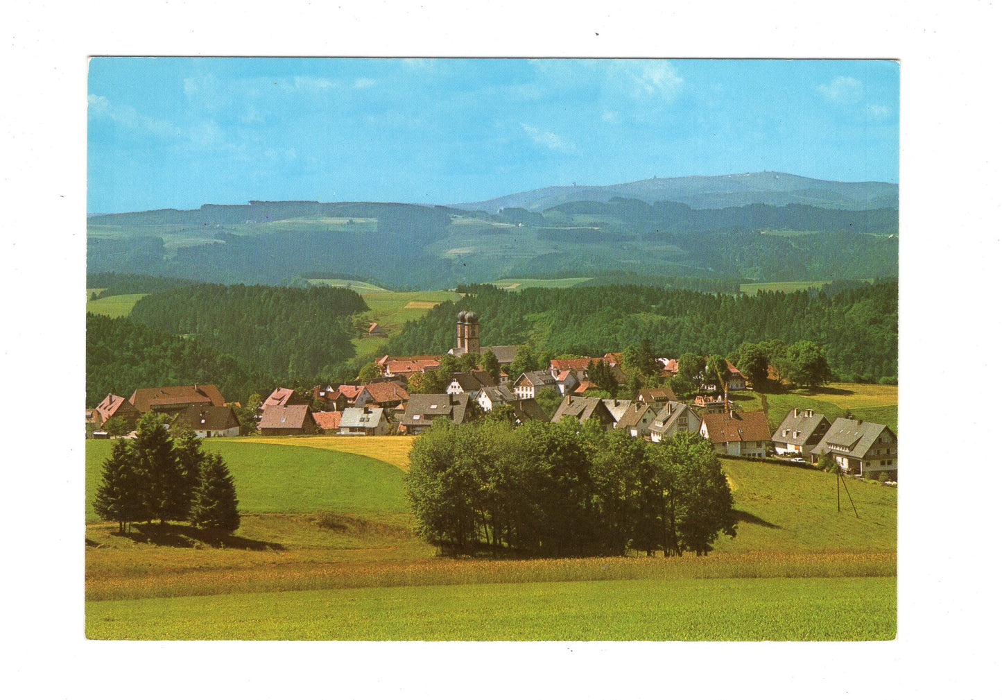 Ansichtskarte St. Märgen / Schwarzwald / mit Blick zum Feldberg / H1-51