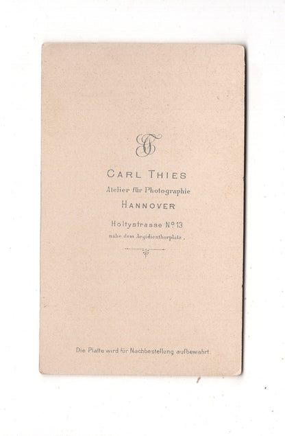 Fotografie Soldat - Hannover 1890er / CDV M1-01