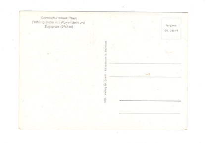 Ansichtskarte Frühlingstraße in Garmisch-Partenkirchen / G1-54