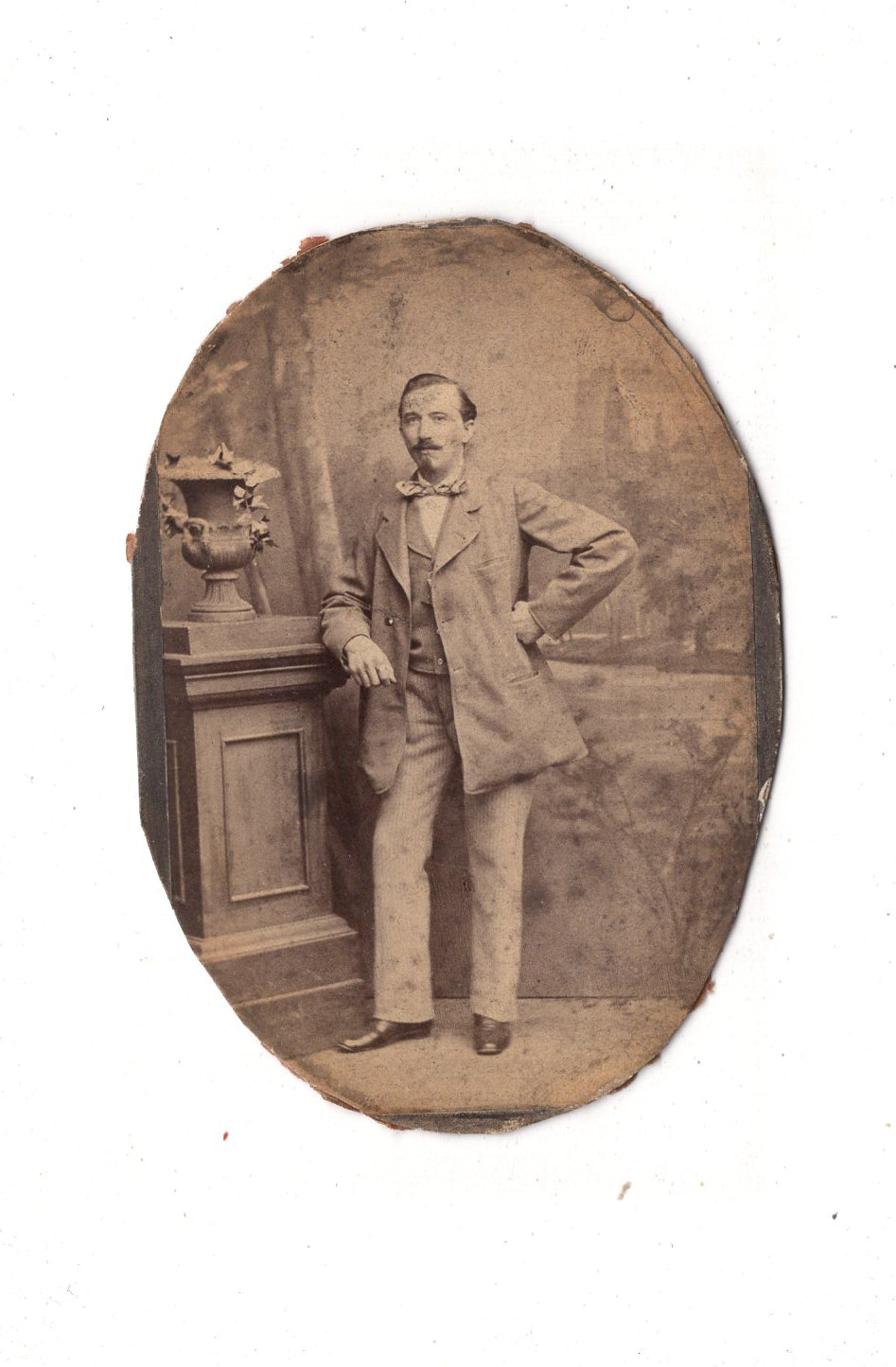 Fotografie Feiner Herr - unbekannter Ort 1860er