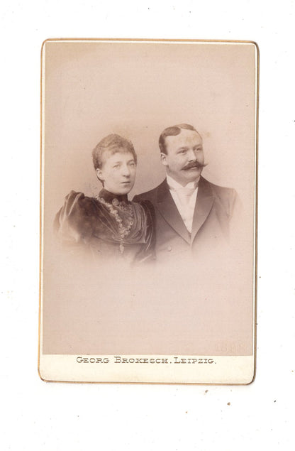 Fotografie Feines Paar - Leipzig 1892
