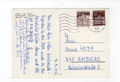 Ansichtskarte Bonn am Rhein / Beethovenhalle +++