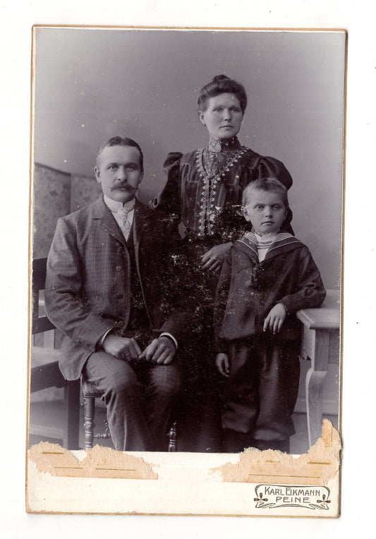 Fotografie Schönes Familienbild - Peine 1900er