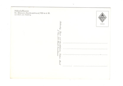 Ansichtskarte St. Märgen / Schwarzwald / mit Blick zum Feldberg / H1-51