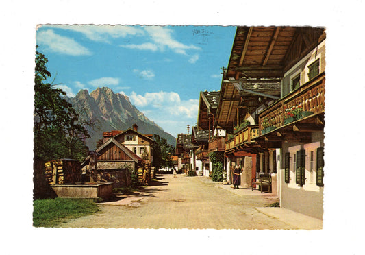 Ansichtskarte Garmisch-Partenkirchen / Frühlingstraße / G1-54