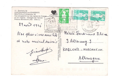 Ansichtskarte Chateauneuf-sur-Charente / Bouteville / Frankreich