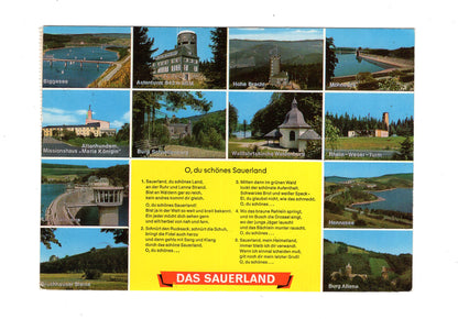 Ansichtskarte Das Sauerland / Burg Altena / Hennesee +++