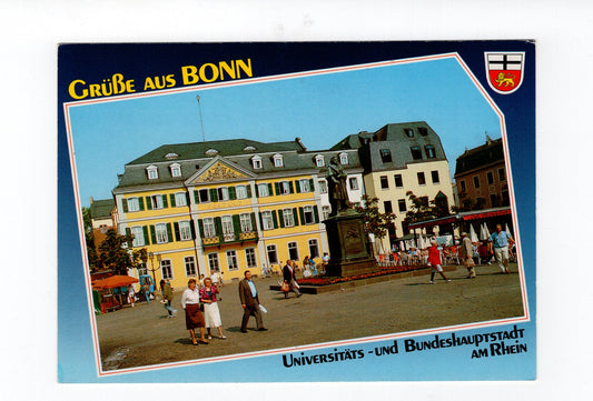 Ansichtskarte Bonn am Rhein / Münsterplatz mit Hauptpostamt