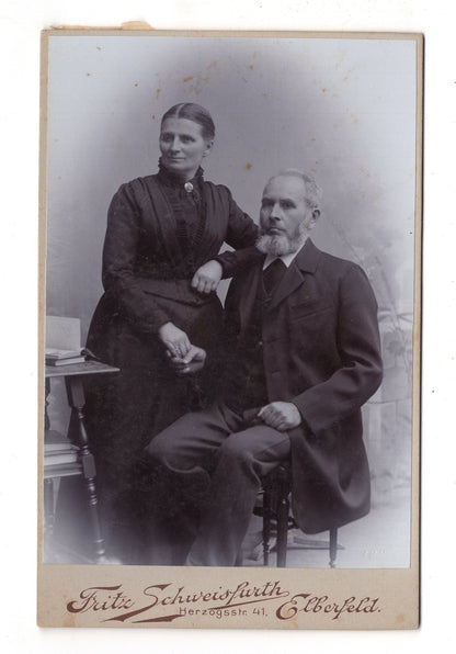Fotografie Feines Paar - Elberfeld 1903 / CAB X-30