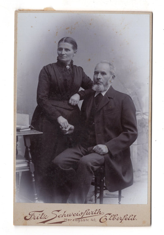 Fotografie Feines Paar - Elberfeld 1903 / CAB X-30