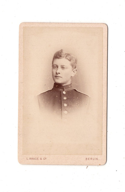 Fotografie Soldat - Berlin 1884 / CDV M1-01
