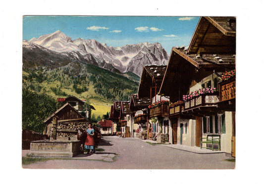 Ansichtskarte Garmisch-Partenkirchen / Frühlingstraße / G1-54