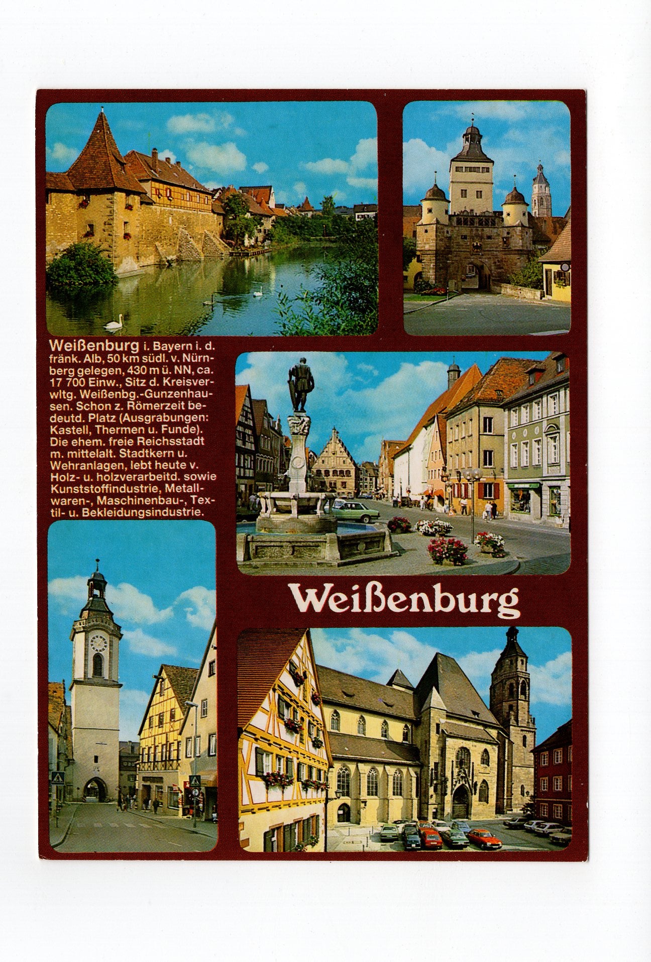 Ansichtskarte Weißenburg / Bayern